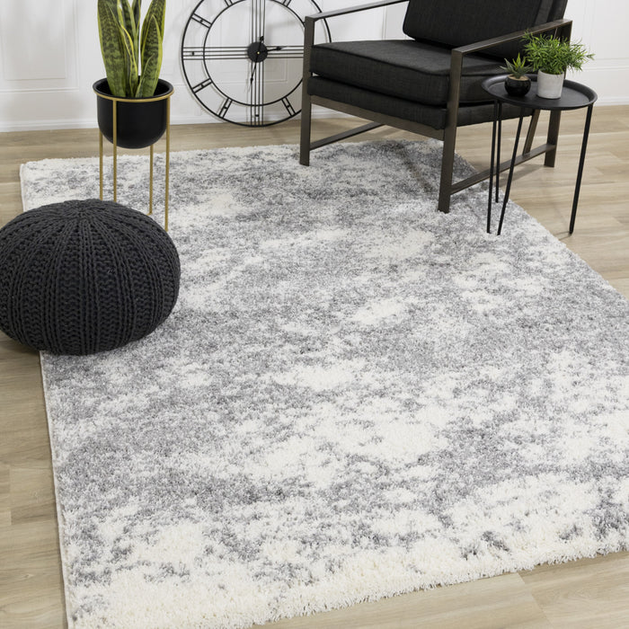 Carpette Fairmont à motif nuages ondulants - 5 pi 3 po x 7 pi 7 po