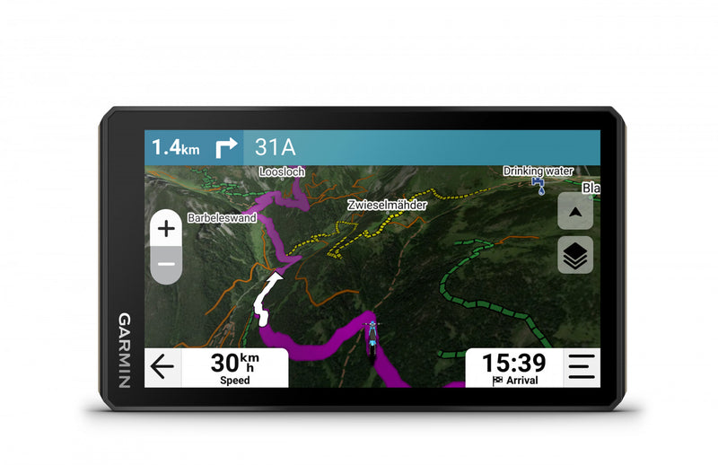 Garmin Tread 2 6” Navigateur Powersport - GPS tout-terrain, itineraires etape par etape, suivi de groupe, cartes d'elevation, itineraires de motoneige, imagerie satellite