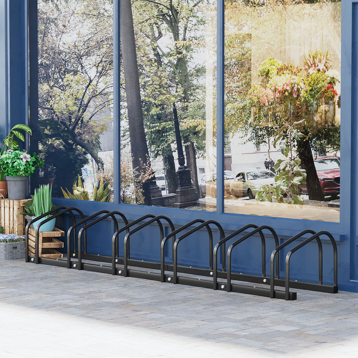 Soozier Support De Rangement Pour 6 Velos, Noir