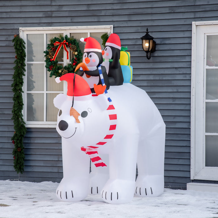 Homcom Decoration Gonflable De Noel