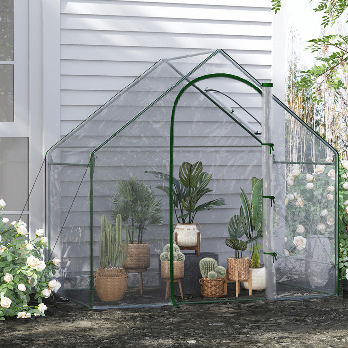 Outsunny Mini Serre De Jardin 6 X 3,3 X 5,5 Pieds