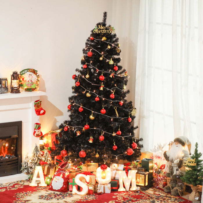 Homcom Arbre De Noel Artificiel De 6 Pieds 928 Branches Realistes