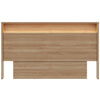 Gael Headboard with Integrated Lighting | Gael, Tete de lit avec etageres et eclairage integres