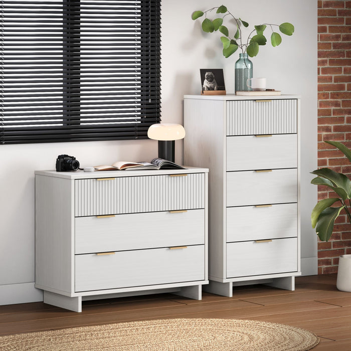 Ensemble de commode 2 pieces Granville Modern en blanc
