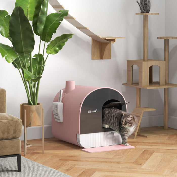 Bac A Litiere Pour Chat Avec Couvercle Avec Pelle Et Filtre