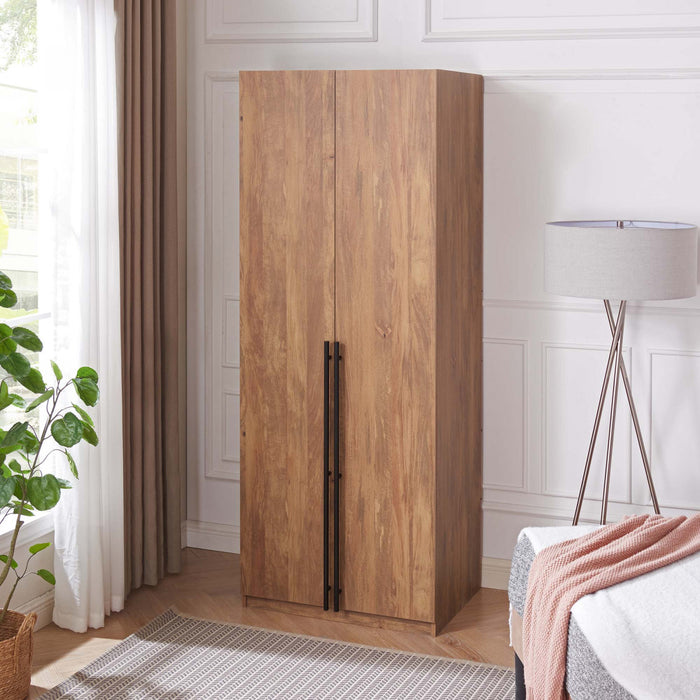 Armoire moderne Lee 32\" en brun dore