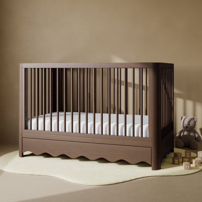 Storkcraft Casablanca Lit de bebe convertible 5-en-1 de luxe avec tiroir - Noisette