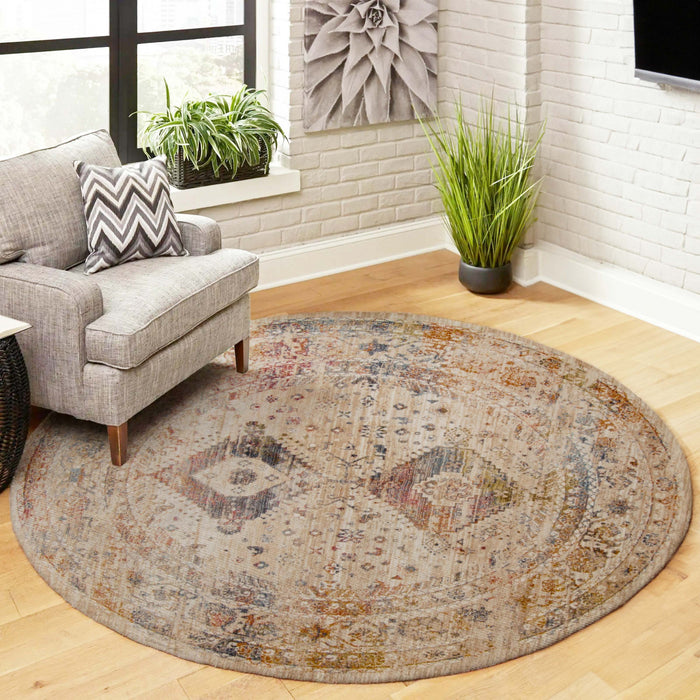Tapis Traditionnel Ethel 5'0\" x en Multi