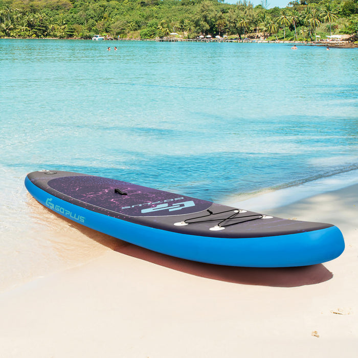 Marque Go Plus Stand Up Paddle Gonflable 335 Cm Planche De Surf Avec Pagaie En Aluminium Et Sac
