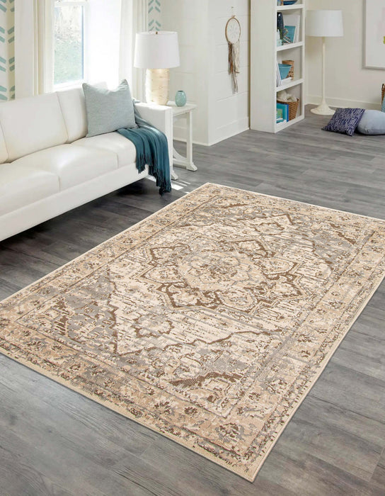 Carpette Priya beige - 8 pi 0 po x 10 pi 0 po