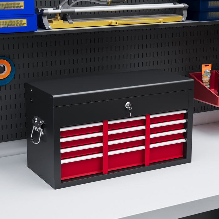 Homcom Boite A Outils En Metal A 6 Tiroirs De 24 Po Avec Boitier Superieur