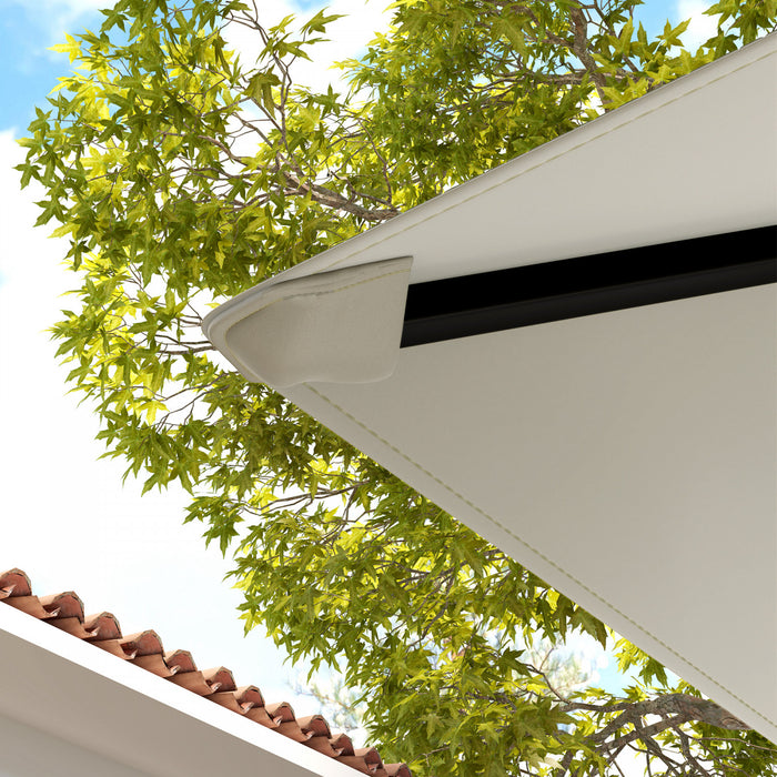Outsunny Couverture de remplacement pour gazebo Remplacement du toit, Gris