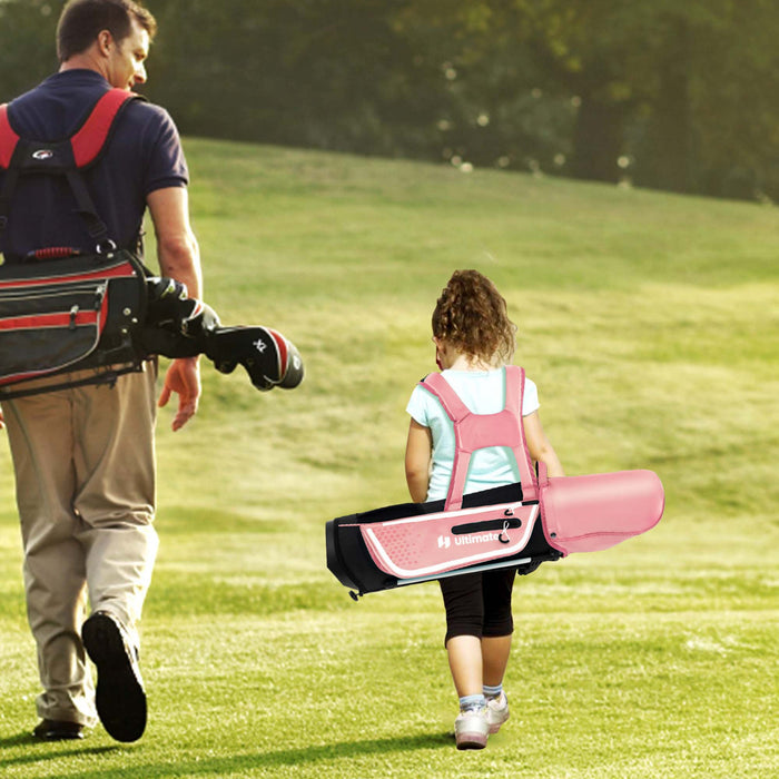 Ultimate Kids Golf Practice Set Junior Complete Golf Club Set Pour Enfants Ages De 5 A 7 Ans