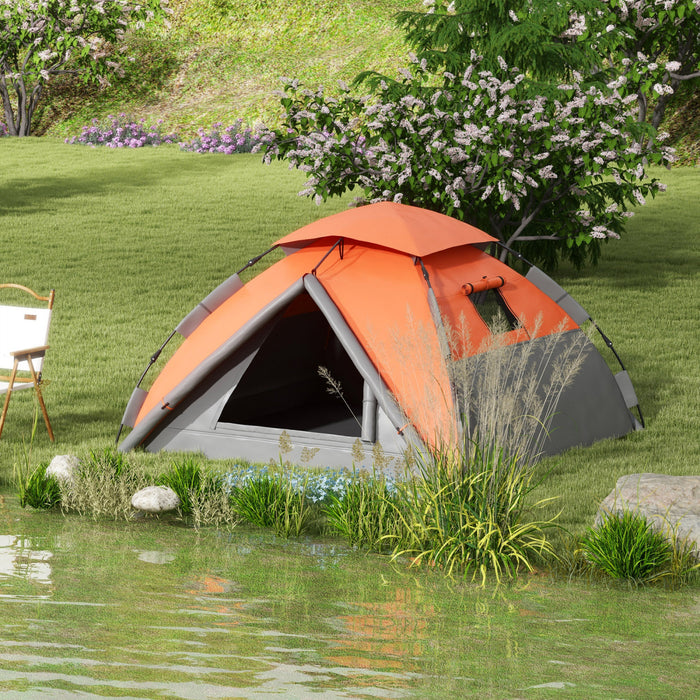 Outsunny Tente De Camping Avec Sac De Transport, Etanche 3000 Mm