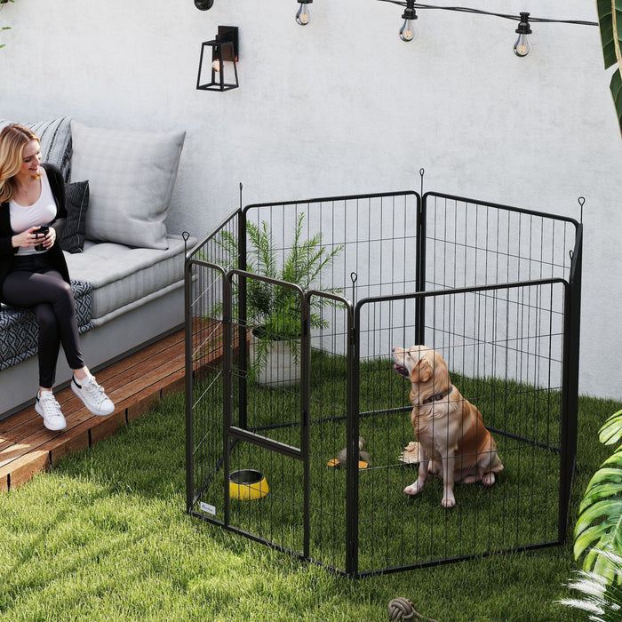 Parc pour chien petits grands, 6 panneaux, 39\" de hauteur