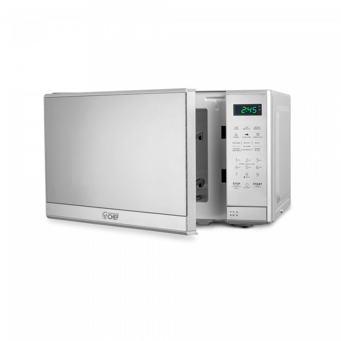 Four a micro-ondes de comptoir Commercial Chef serie CHM, 0,7 pi³, acier inoxydable