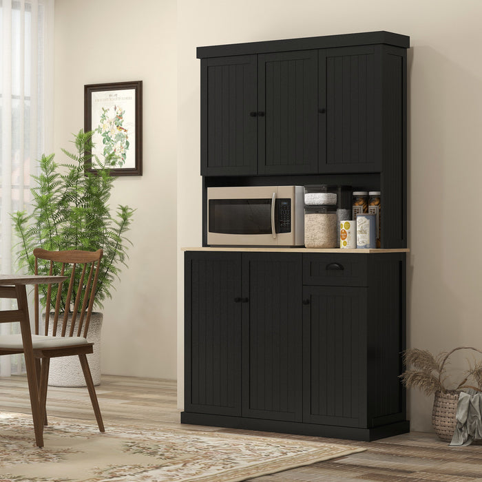 HOMCOM Buffet de 71\" avec Buffet, Armoire de Rangement pour Cuisine