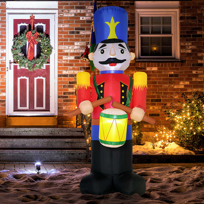 Homcom Casse-noisette De Noel Gonflable