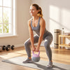 Soozier 22 lb Soft Kettlebell, Sand Filled Weight with Grip Handle, Solid Kettlebell Weight for Full Body Workout and Strength Training, Home Gym Equipment, Purple
