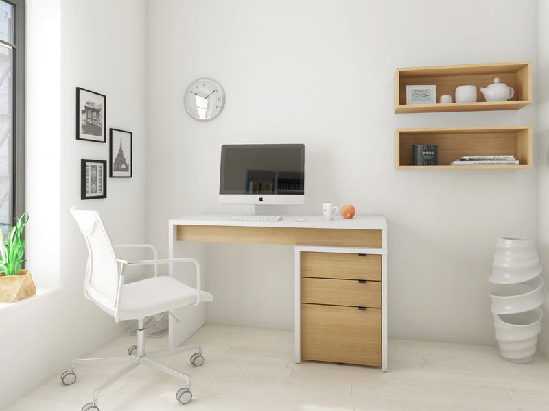 Panneau de bureau réversible Chrono de Nordika - érable naturel