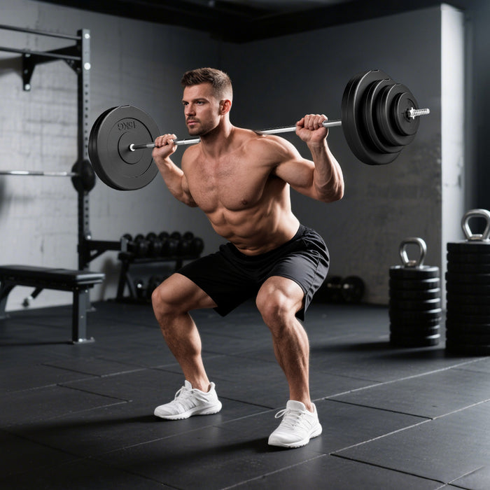 Soozier Ensemble d'Halteres de 154lb pour Salle de Sport a Domicile