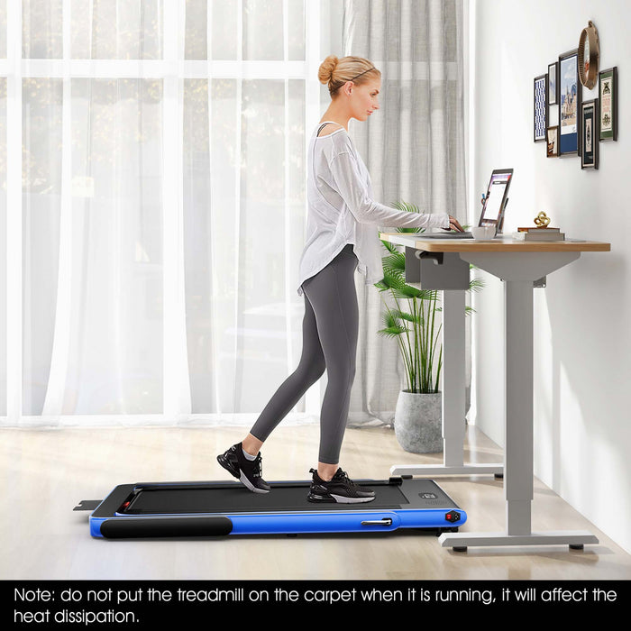 Tapis De Course Pliable 2 En 1superfit – Moteur 2,25 Cv – Double Ecran – Haut-parleur Bluetooth