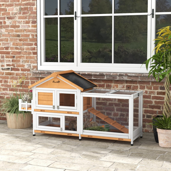 Clapier En Bois A Lapin Toit Ouvrant Boite De Rangement