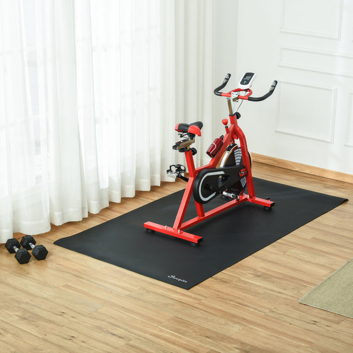 Soozier Tapis De Protection Pour Equipement D'exercice Polyvalent Tapis De Protection Antiderapant Pour Sol Gym Fitness Tapis D'entrainement 86,5\" X 47,25\"