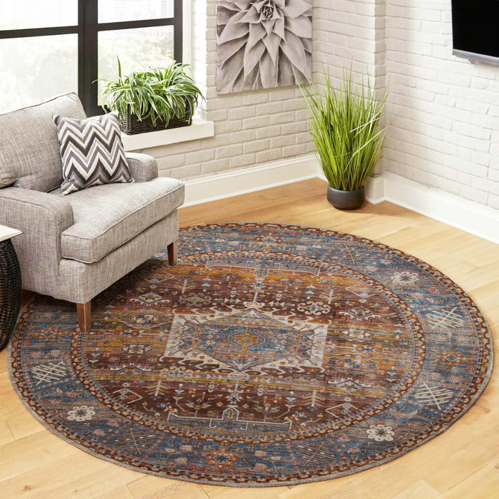 Tapis Traditionnel Dulce 5'0\" x en Multi