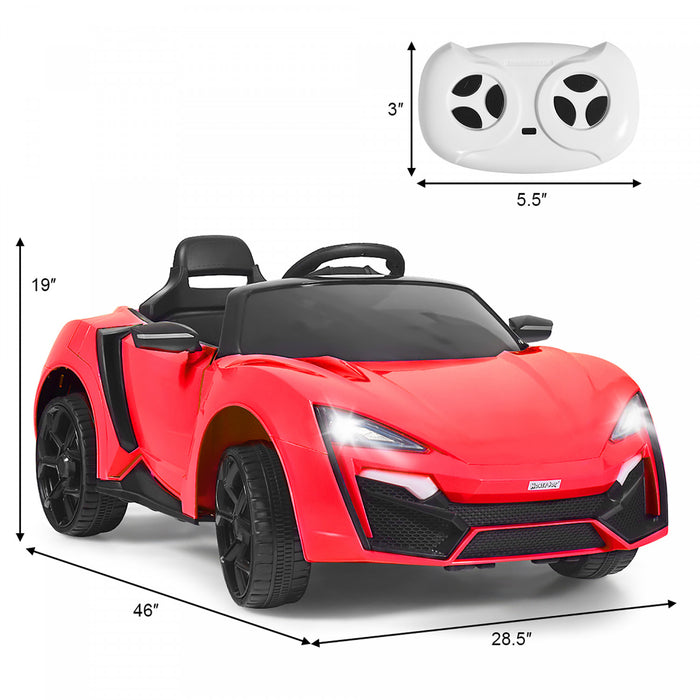 Voiture Electrique Pour Enfant 12v Costway – 2,4g, Mp3