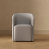 Hearth Contemporary Modern Upholstered Armchair in Light Gray | Fauteuil contemporain moderne Hearth en tissu gris clair