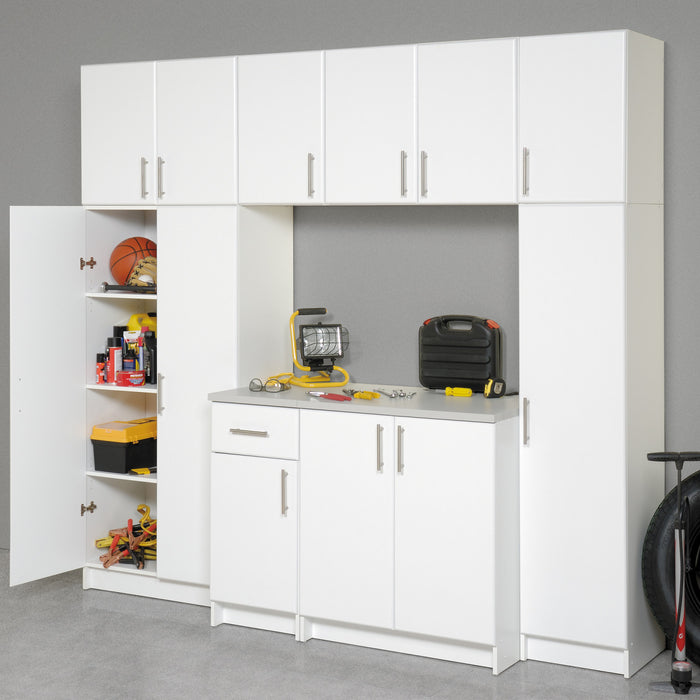 Armoire étroite Elite de 16 po - blanche