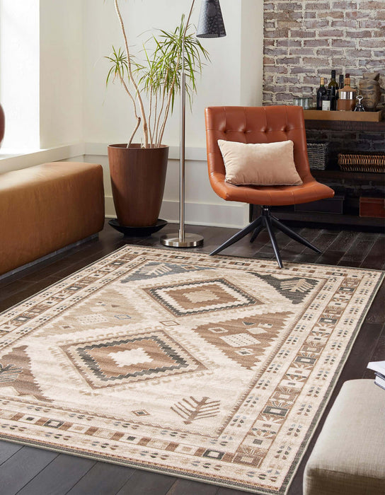 Carpette Lia ivoire - 8 pi 0 po x 10 pi 0 po   