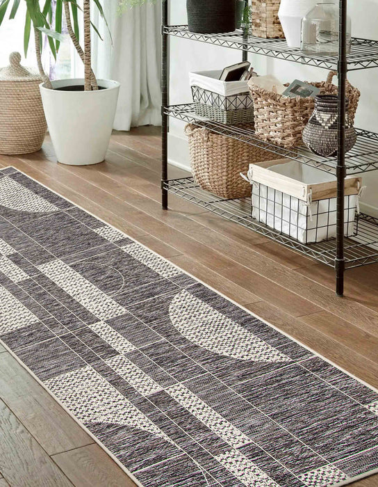 Carpette Bodhi grise - 2 pi 8 po x 8 pi 2 po