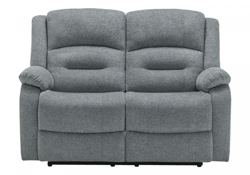 Petit Causeuse Rembourre 2 Places Inclinable Electrique, 50\"L, Port Usb Inclus,Tissu Bleu