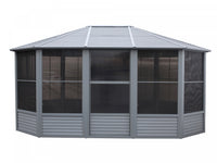 Gazebo Penguin Florence - Solarium 12x15 Toit d'acier
