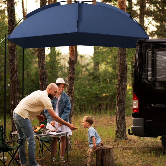 Outsunny Auvent De Voiture Avec Poteaux De Support Et Sac De Transport