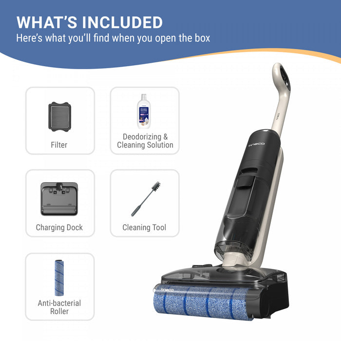 Tineco Go H2o Hammerhead Lave-plancher Sans Fil Avec Detection De Degats