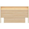 Gael Headboard with Integrated Lighting | Gael, Tete de lit avec etageres et eclairage integres