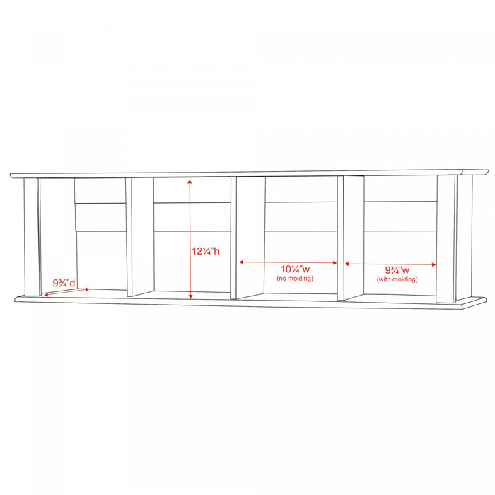 Crédence de bureau murale - blanche