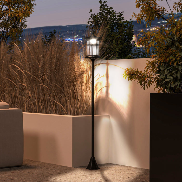 Outsunny Lampadaire Solaire De 72 po, Lampadaire Exterieur A Led Ip44