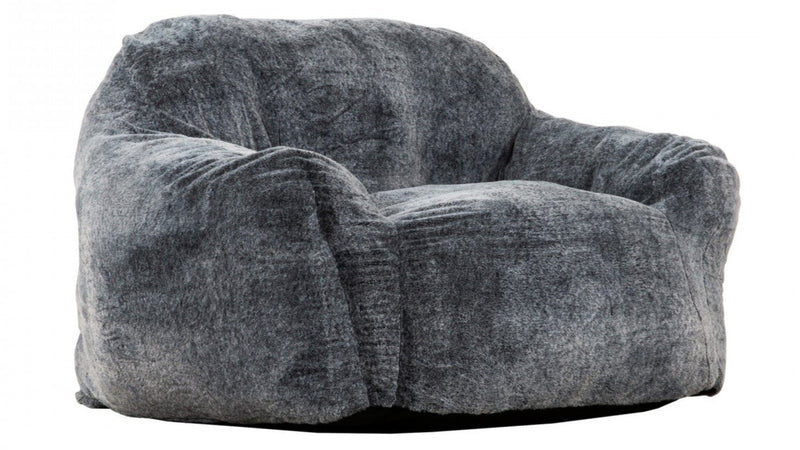 Fauteuil poire Tore de Sealy en fausse fourrure avec mousse à haute densité