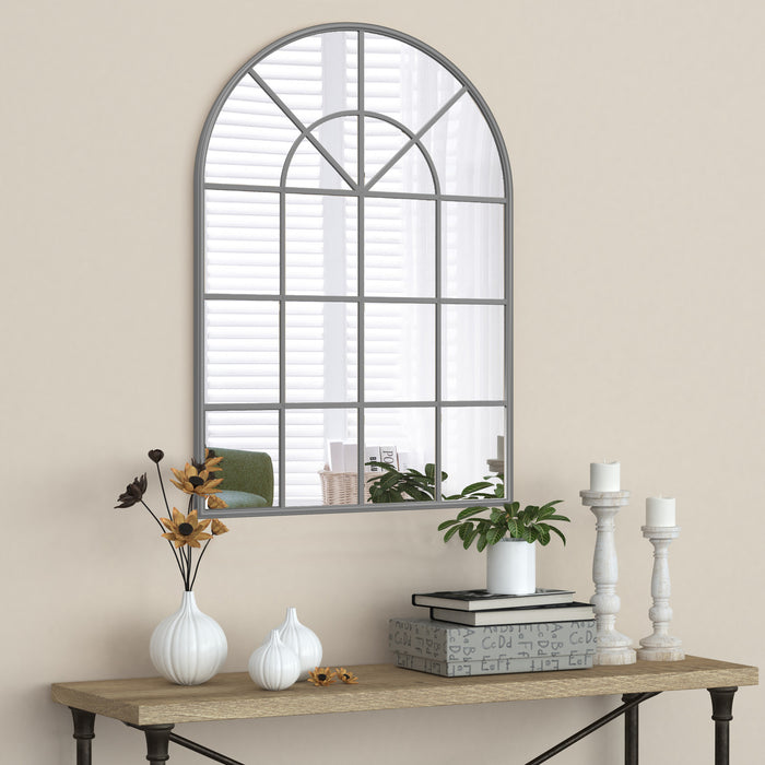 Miroir Mella de 41,5 po argenté