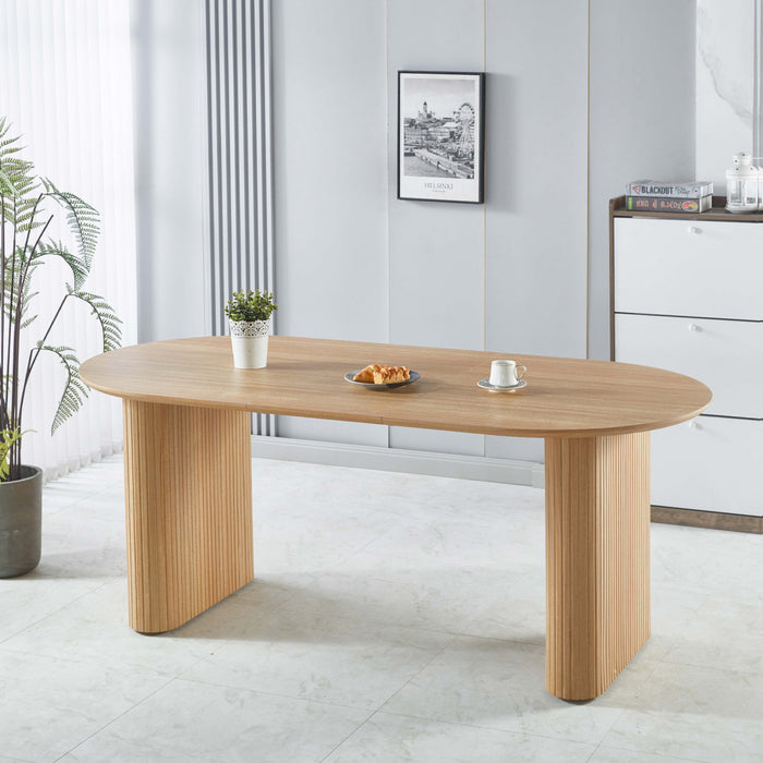 Table a manger extensible Lucas, finition chene