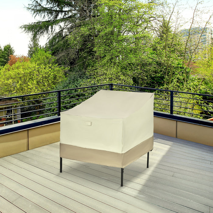 Housse De Chaise Sofa A Siege Unique Outsunny 38,2\"