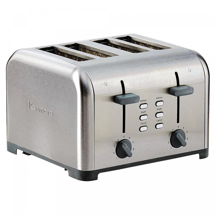 Kenmore grille-pain 4 tranches a fentes longues avec ecran tactile couleur et fentes extra larges