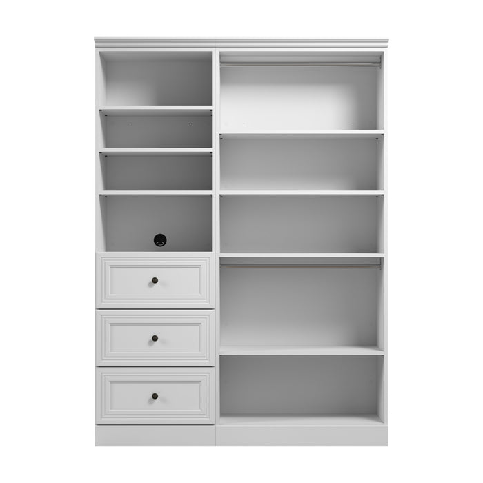 Système d’organisateur de garde-robe Versatile de Bestar de 61 po (L) - blanc