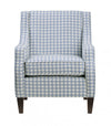 Fauteuil Beagle En Tissu A Motif Bleu