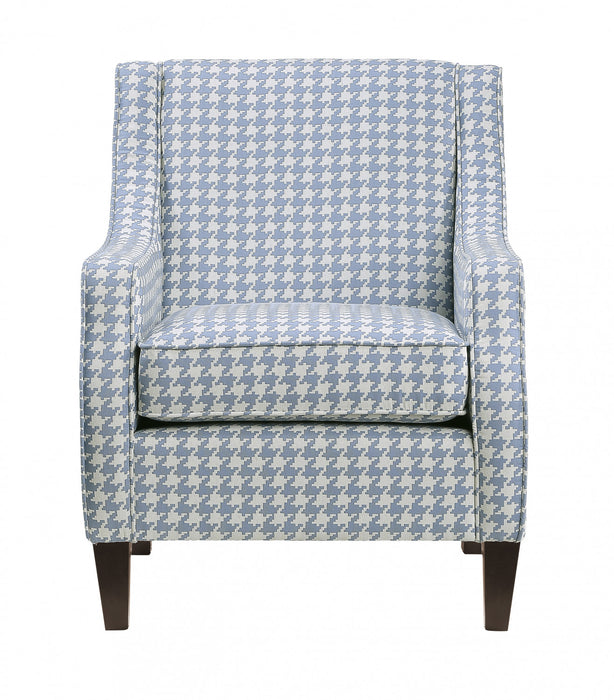 Fauteuil Beagle En Tissu A Motif Bleu