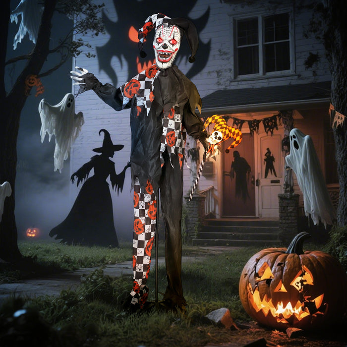 Outsunny Clown Anime Pour Halloween, Decorations Effrayantes Pour Halloween